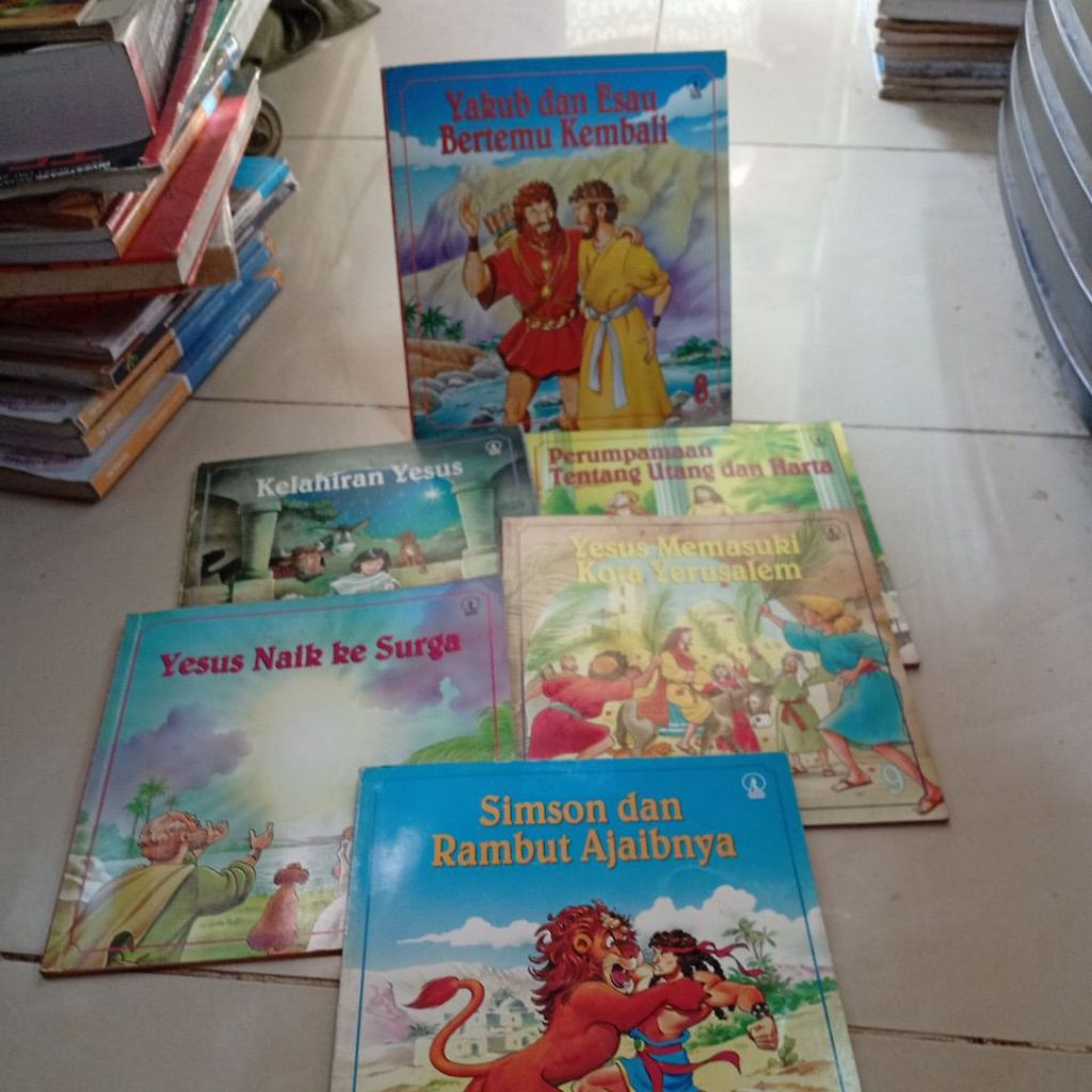 Buku Cerita Kristen anak-anak bergambar