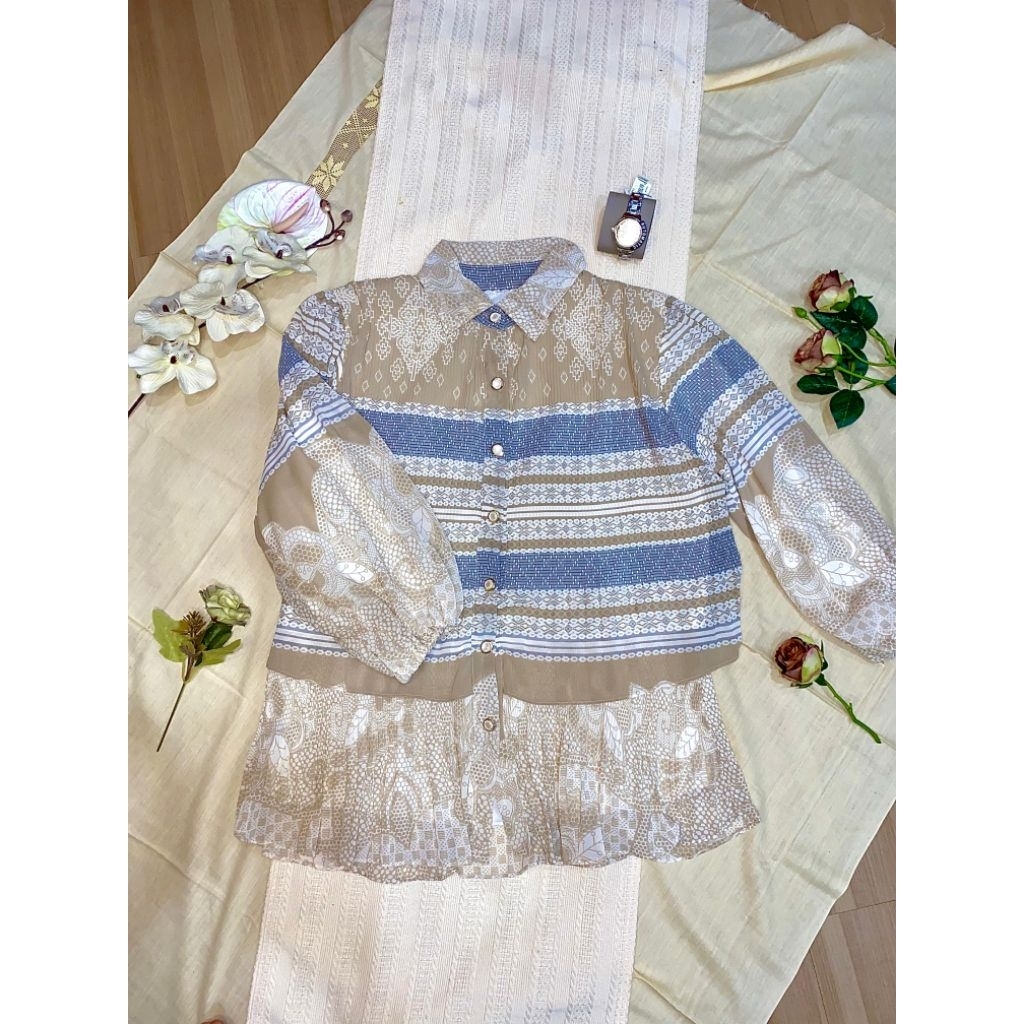 Blouse atasan plisket