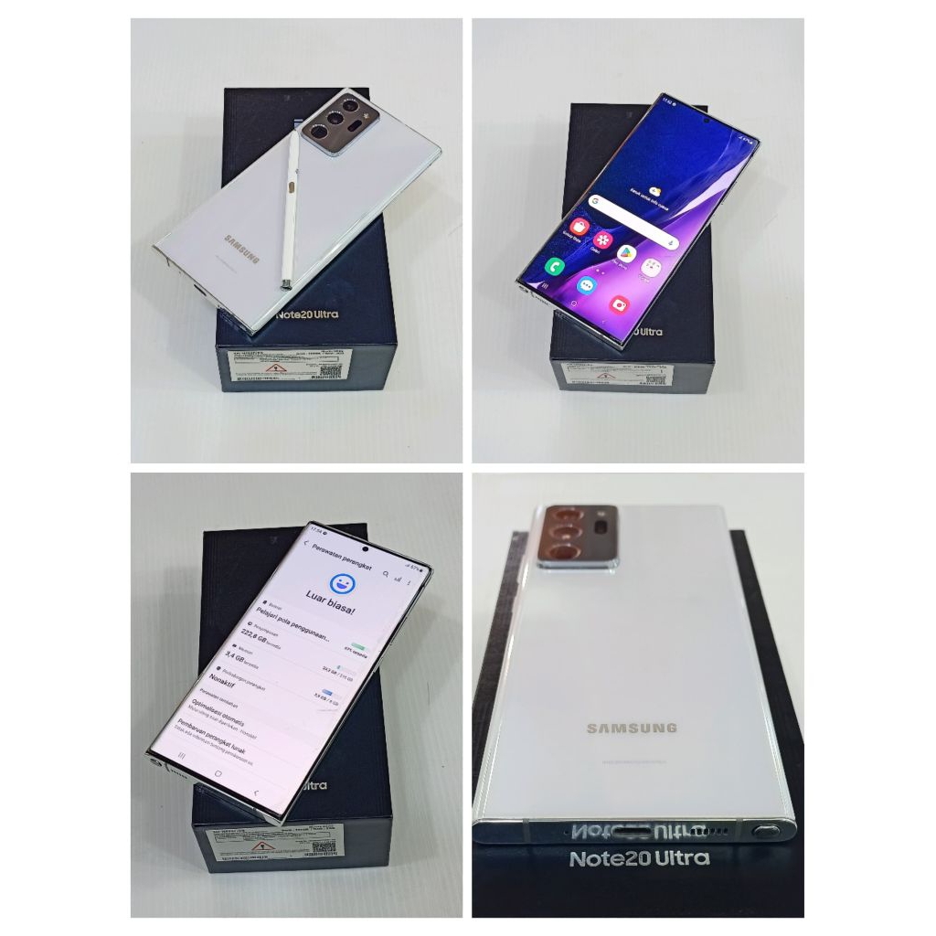 Samsung Note 20 Ultra ram 8gb Internal 256gb Handphone Second Original Termurah