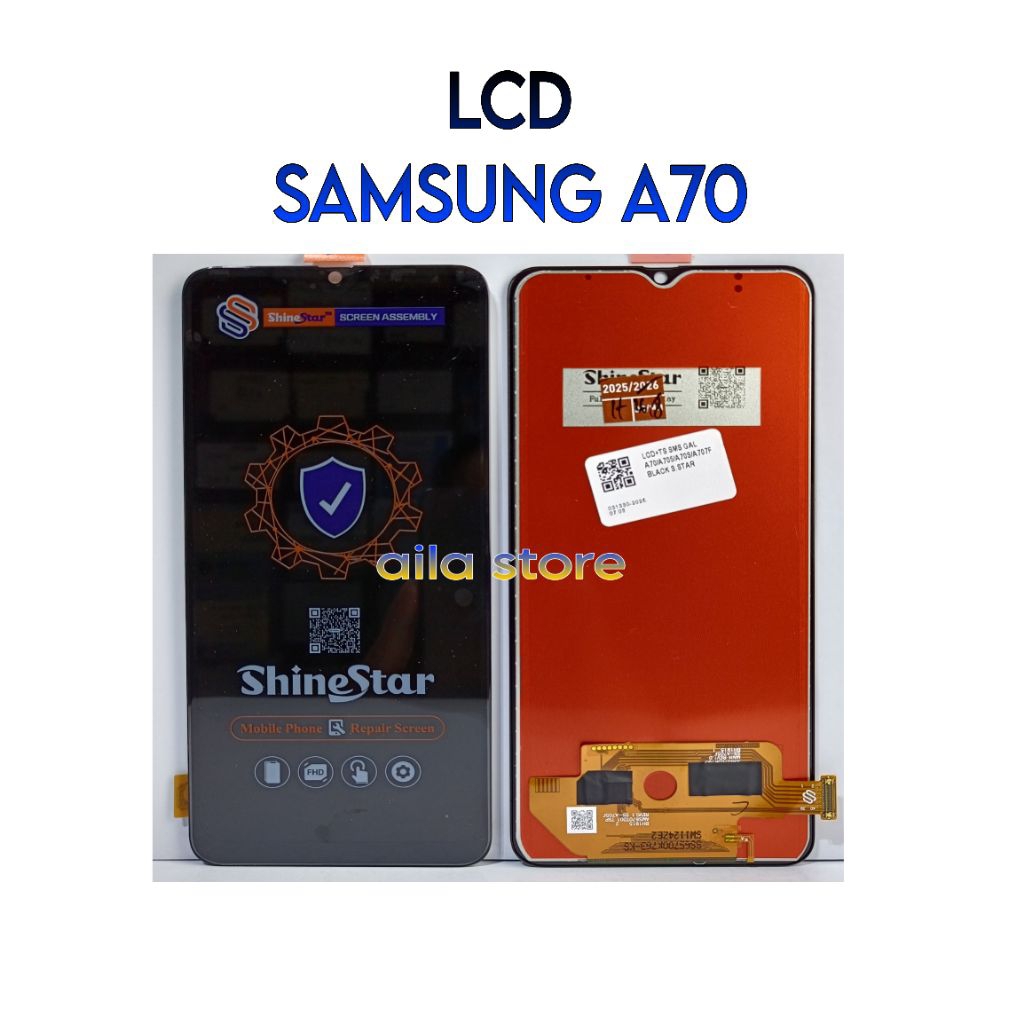 LCD TOUCHSCREEN SAMSUNG GALAXY A70/A70S ORIGINAL OEM FULL SET