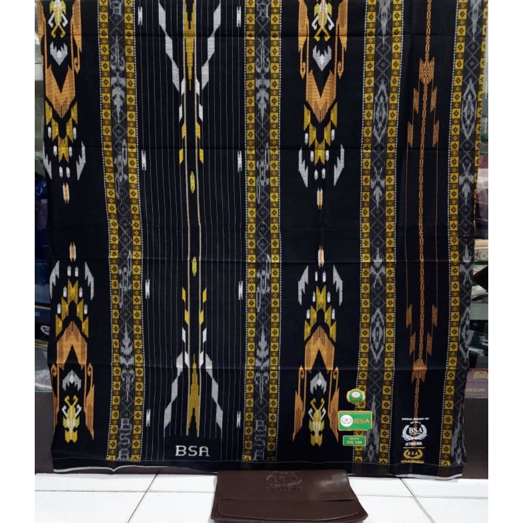 SARUNG BSA MESRES 100 JAHIT TENGAH SIE ASLI
