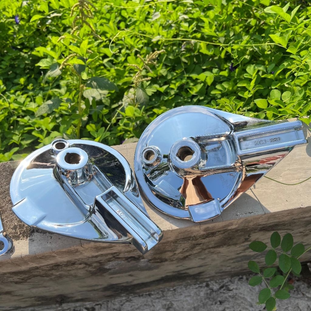 panel tutup tromol Tiger lama bubut pnp tromol RX king finishing crom