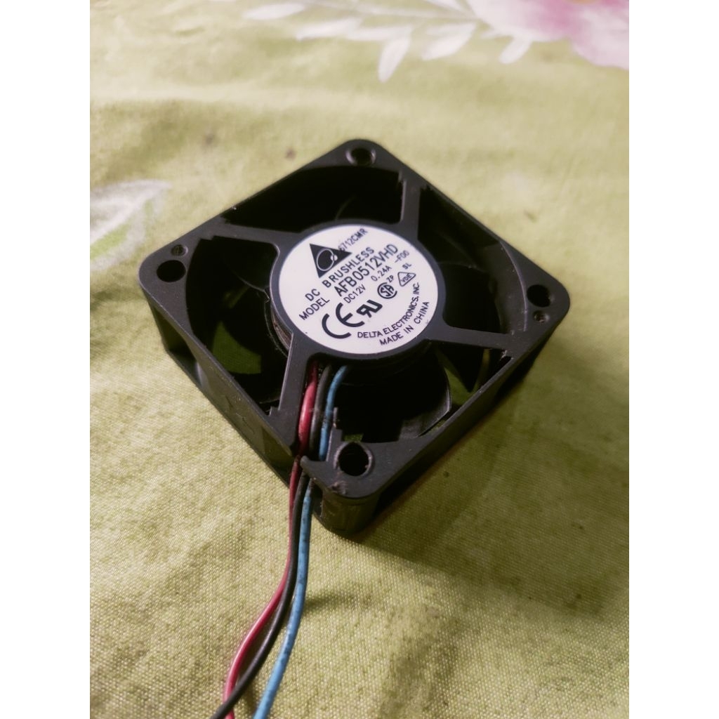 KIPAS FAN DC 12VOLT 0.24A 5CM x 5CM DELTA