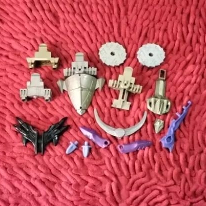 crush gear part fw rw mix bandai