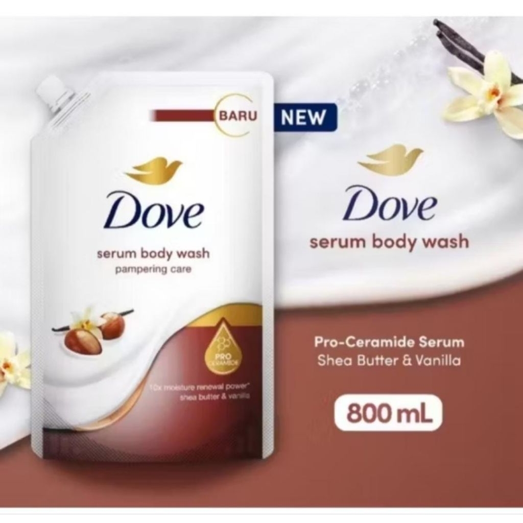 Dove Serum Body Wash Moisturizing Pro-Ceramide Pampering Care 800ml