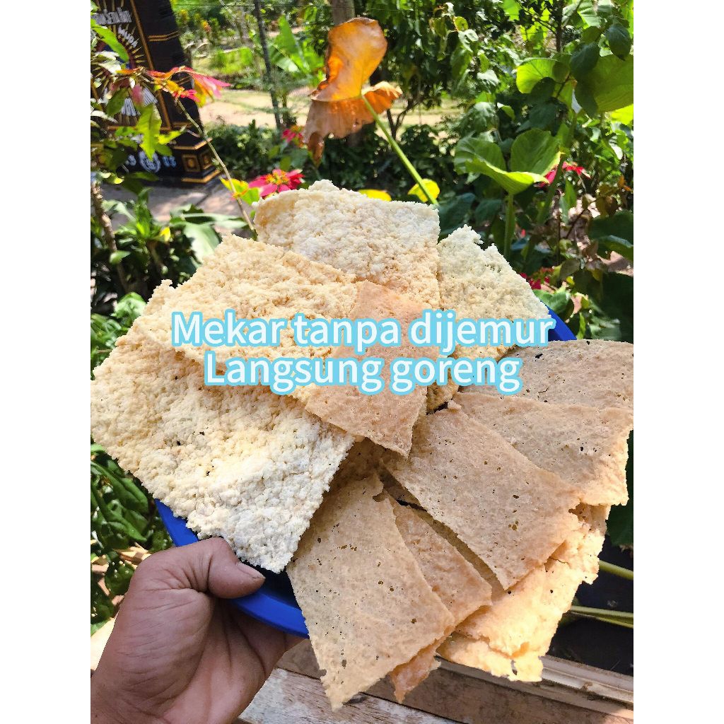 PROMO 1KG lempeng puli krupuk puli krupuk gendar asli dari madiun