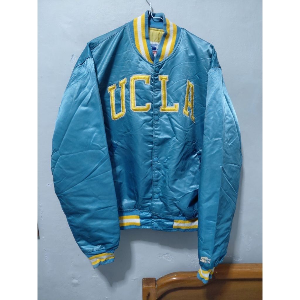 Starter UCLA Vintage Original Made in USA – Jaket Satin Varsity Bomber Size L