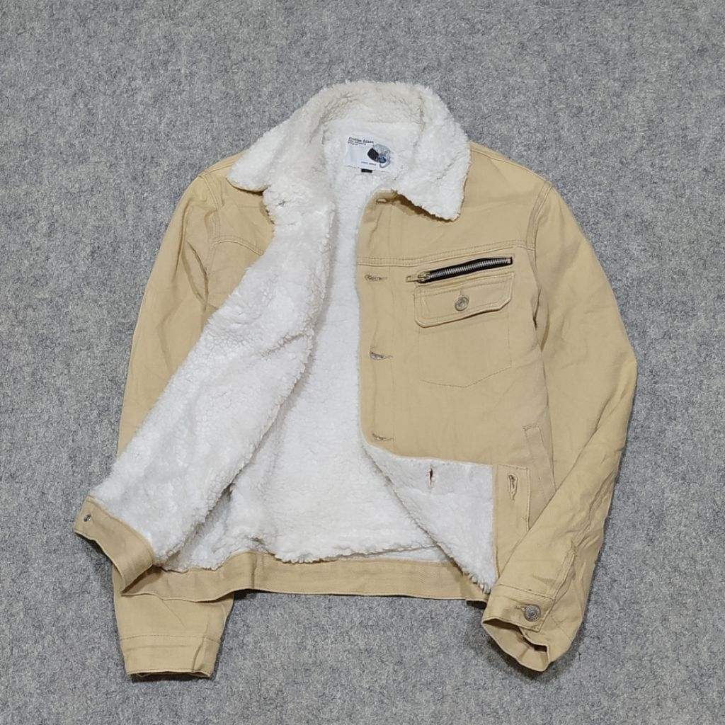 JACKET TRUCKER SHERPA SECOND CROOS DENIM