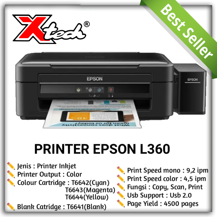 Printer Epson L360 Scanner Second