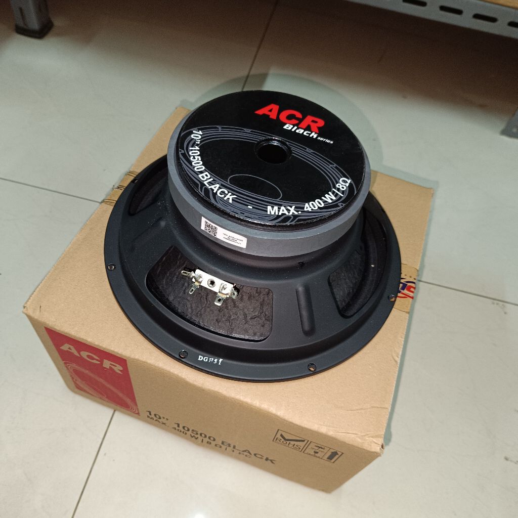 Speaker Middle 10 inch ACR 10500 Black 400w Original Speaker 10 inch ACR 10500 Black Middle Speaker 