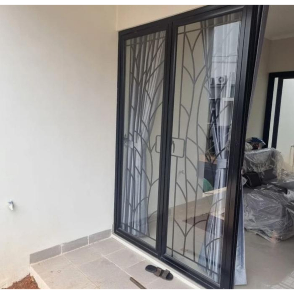 Pintu Teralis Kawat Nyamuk Geser A38