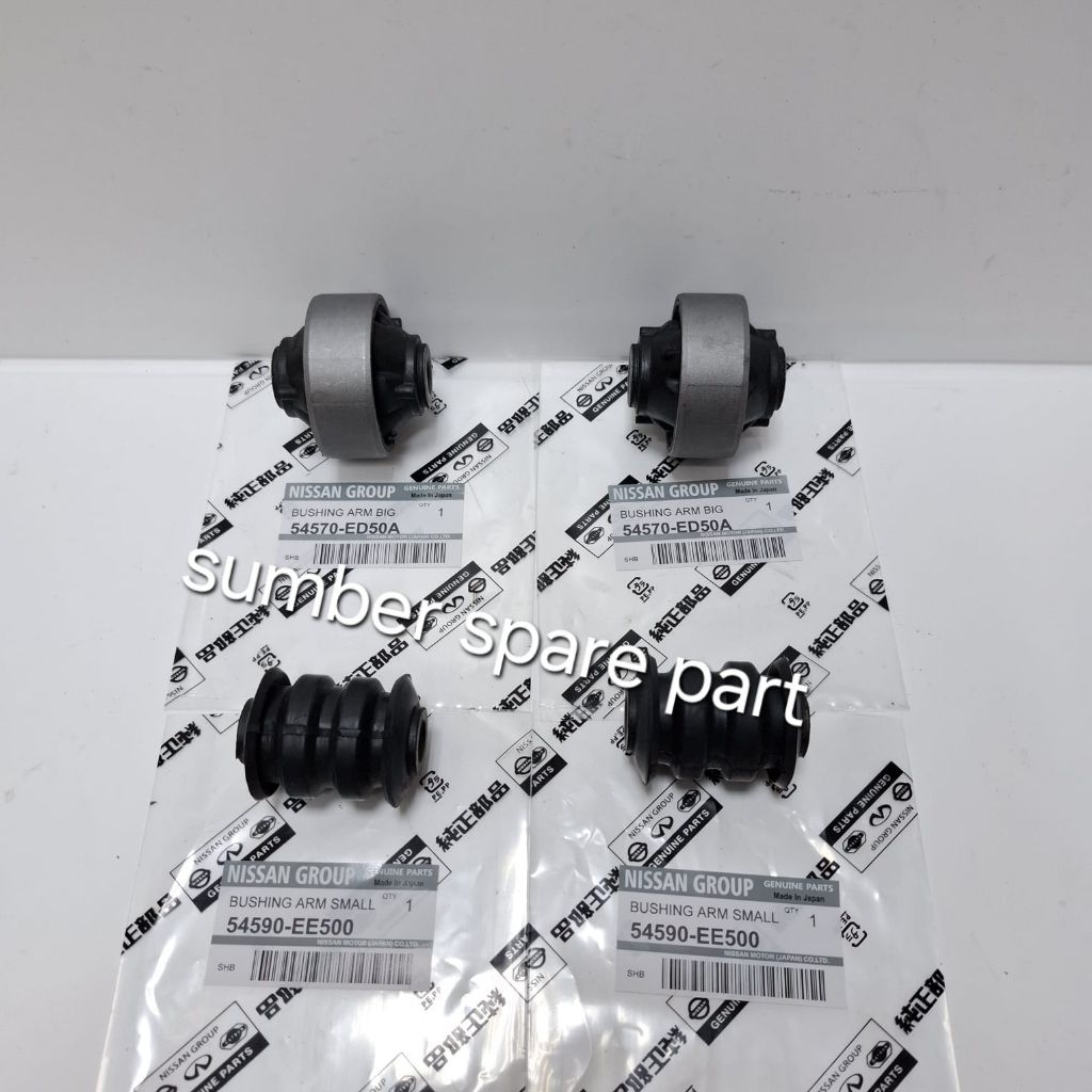 Bushing Lower Arm Depan Nissan Grand Livina Latio Evalia Set 4pcs Besar Kecil Ori