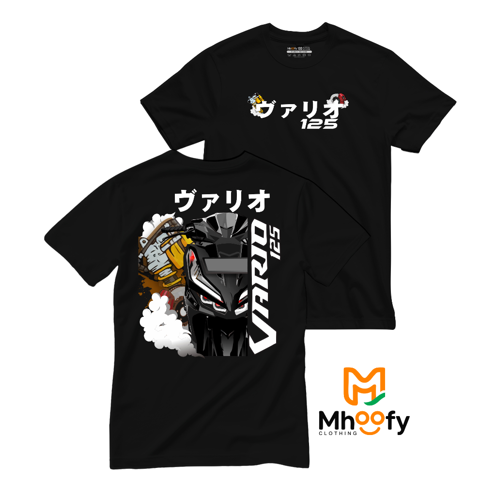 Kaos vario 125,vario thailand,kaos Pria Tshirt Distro Size M L XL XXL Motif vario 125,kaos motor,kao