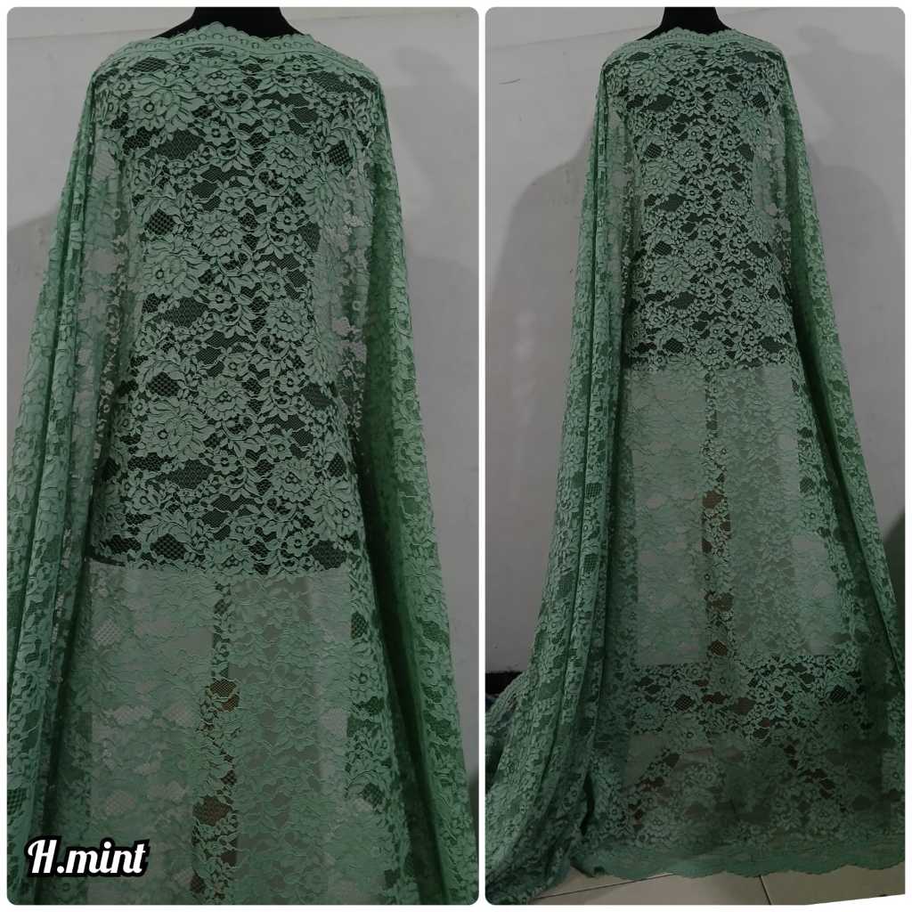 kain brukat semi prancis /kain brokat/kain kebaya