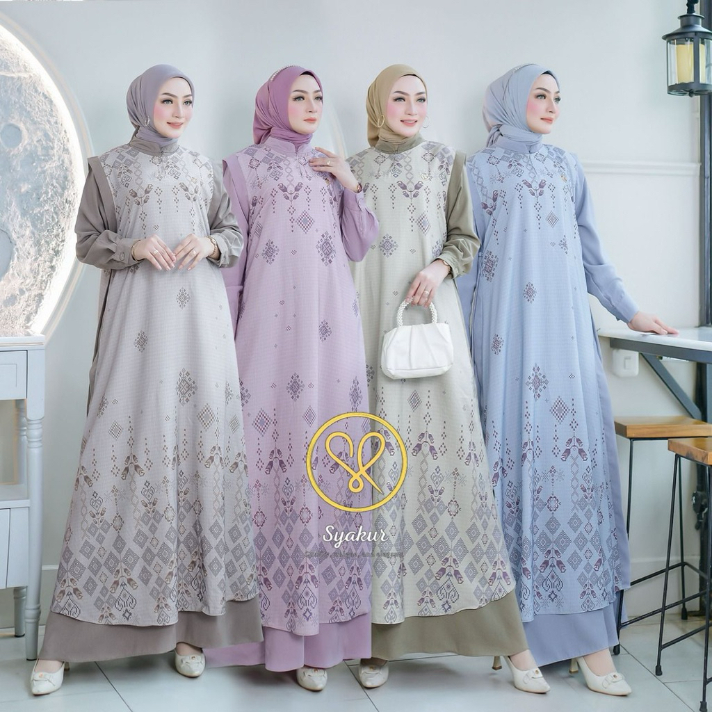 Gamis motif by syakur collection