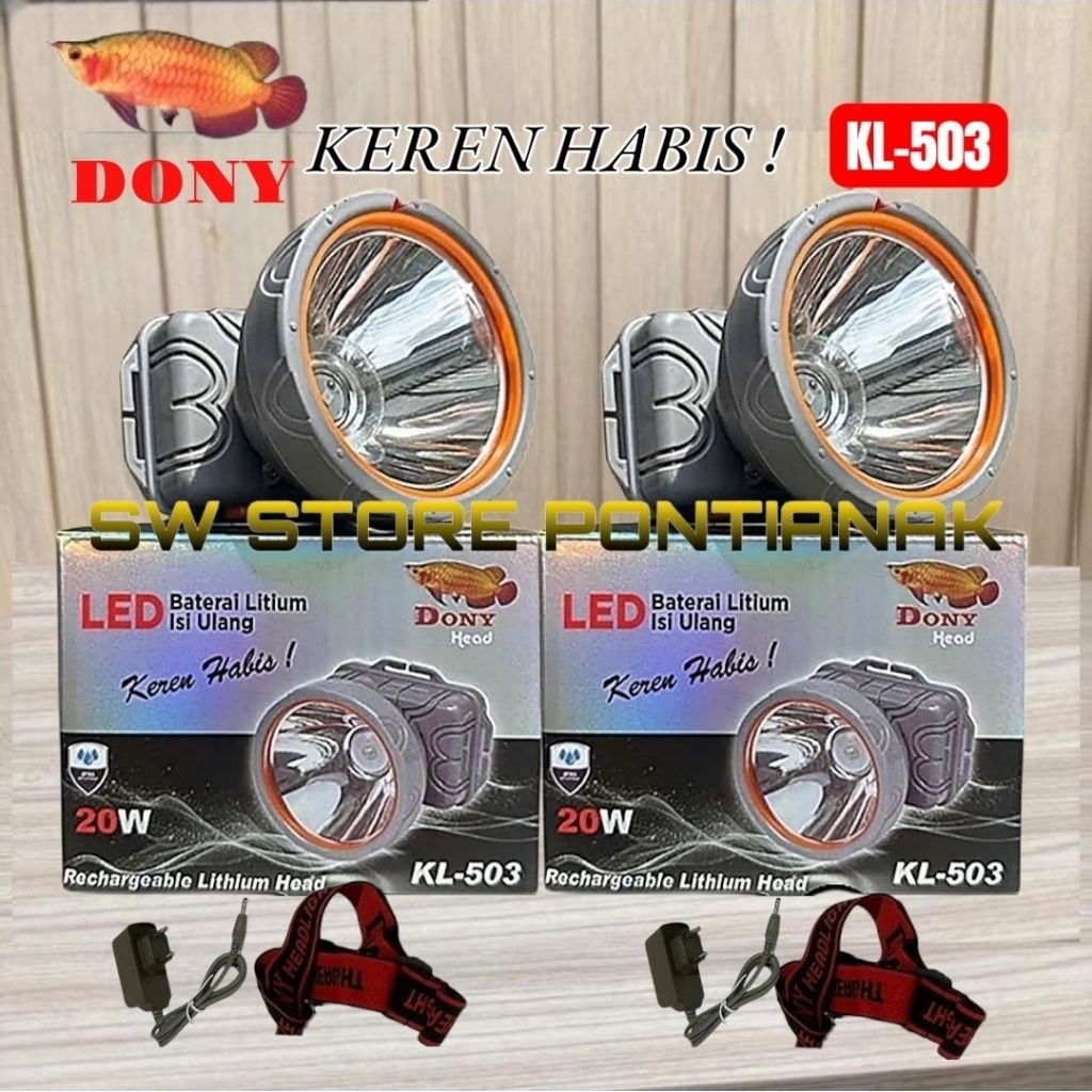 DONY KL-503 KEREN HABIS 20 WATT / SENTER KEPALA DONY LED KL 503 KEREN HABIS / SENTER KEPALA DONY LED