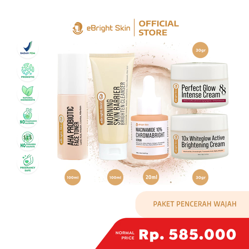 eBright Skin Paket Pencerah Wajah - Brightening Ultimate