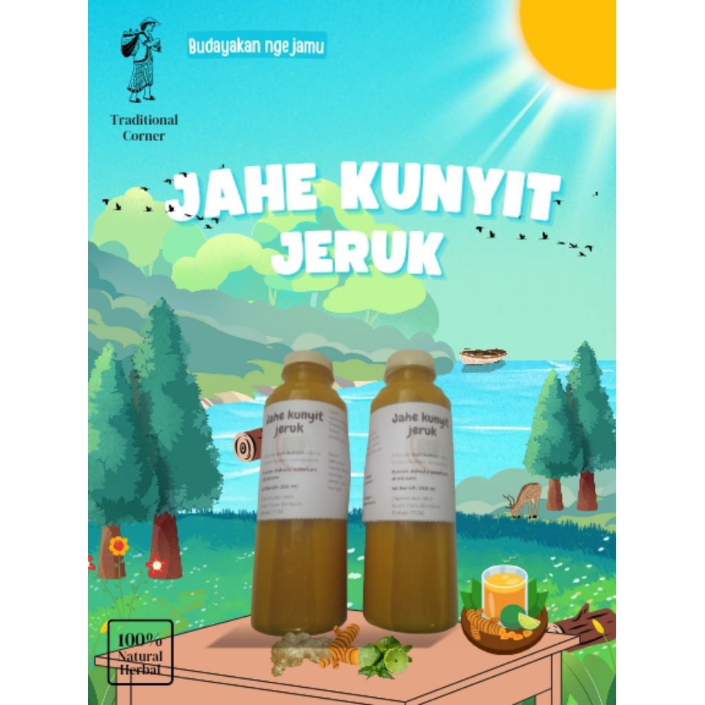 

Jahe Merah Kunyit Jeruk 250 ml