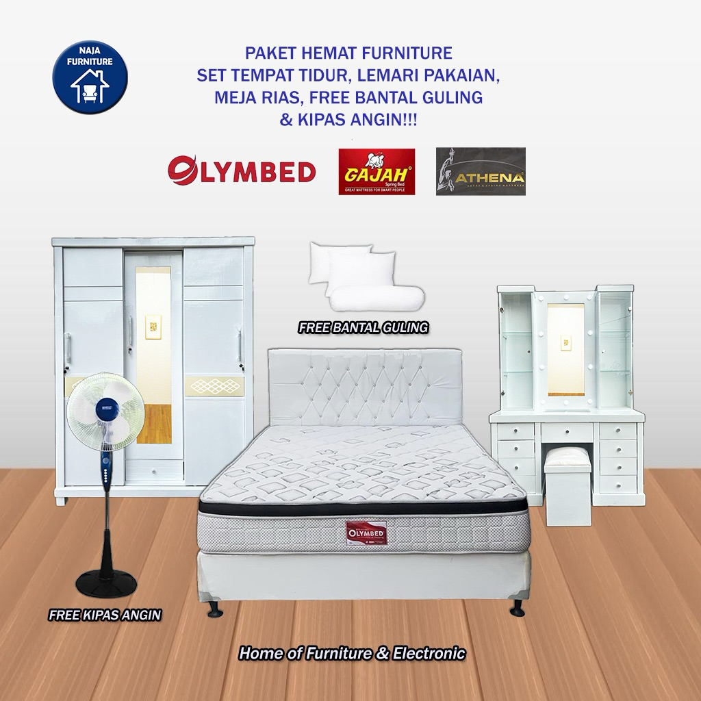 PROMO PAKET KASUR SPRINGBED | Springbed Olymbed by Bigland | Springbed Gajah | Springbed Athena | Pa