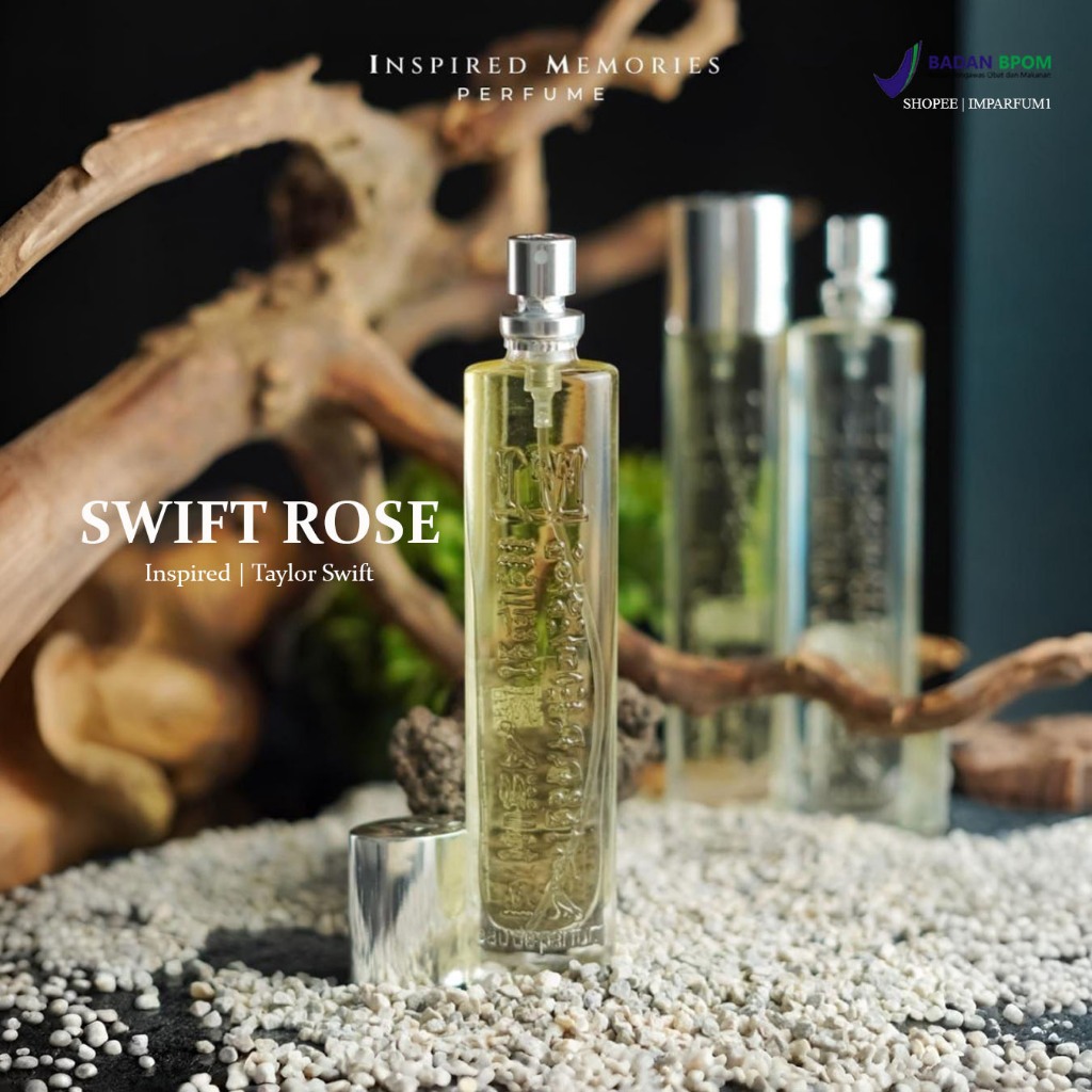 Im Parfum Original Swift Rose Edp - Parfum Wanita Modern Wangi Lembut Elegan Tahan Lama 24 Jam, BPOM