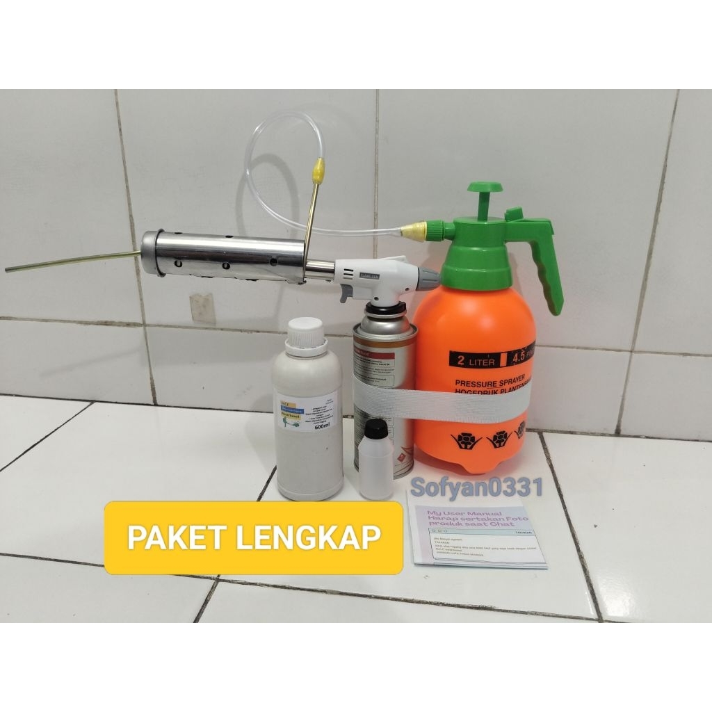 alat mesin foging pengasapan nyamuk trek belt