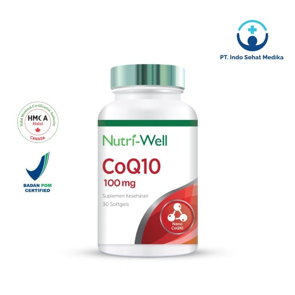 Nutriwell CoQ10 100 mg 30 Softgels
