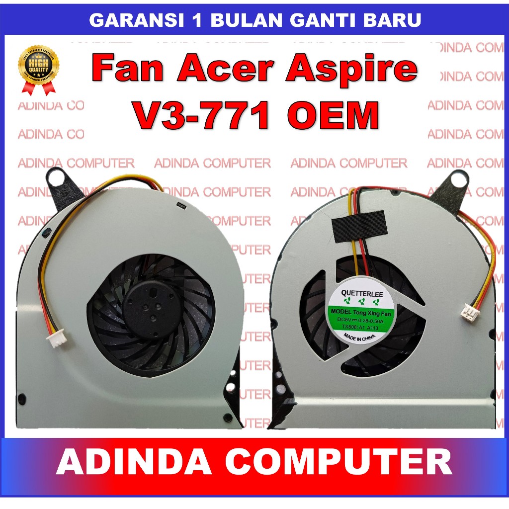Kipas Fan Acer Aspire V3-771 V3-771G V3-772 V3-772G V3-731 V3-731G E1-731G E1-771 E1-771G E1-772 E1-