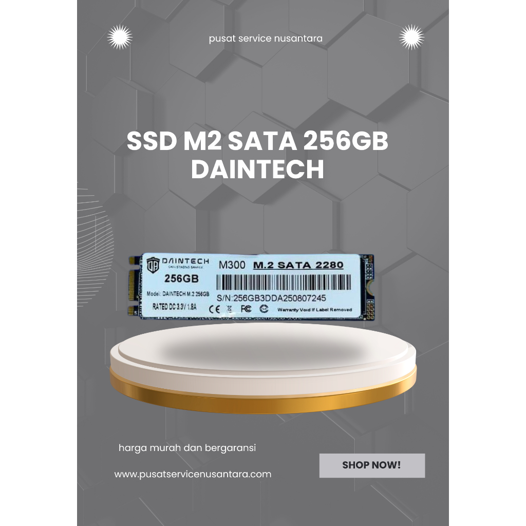 SSD M2 SATA 256GB DAINTECH