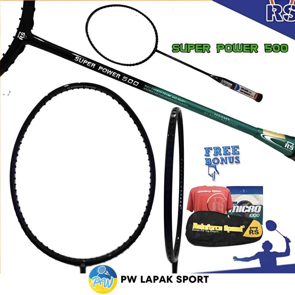 RAKET BADMINTON RS SUPER POWER 500 - ORIGINAL