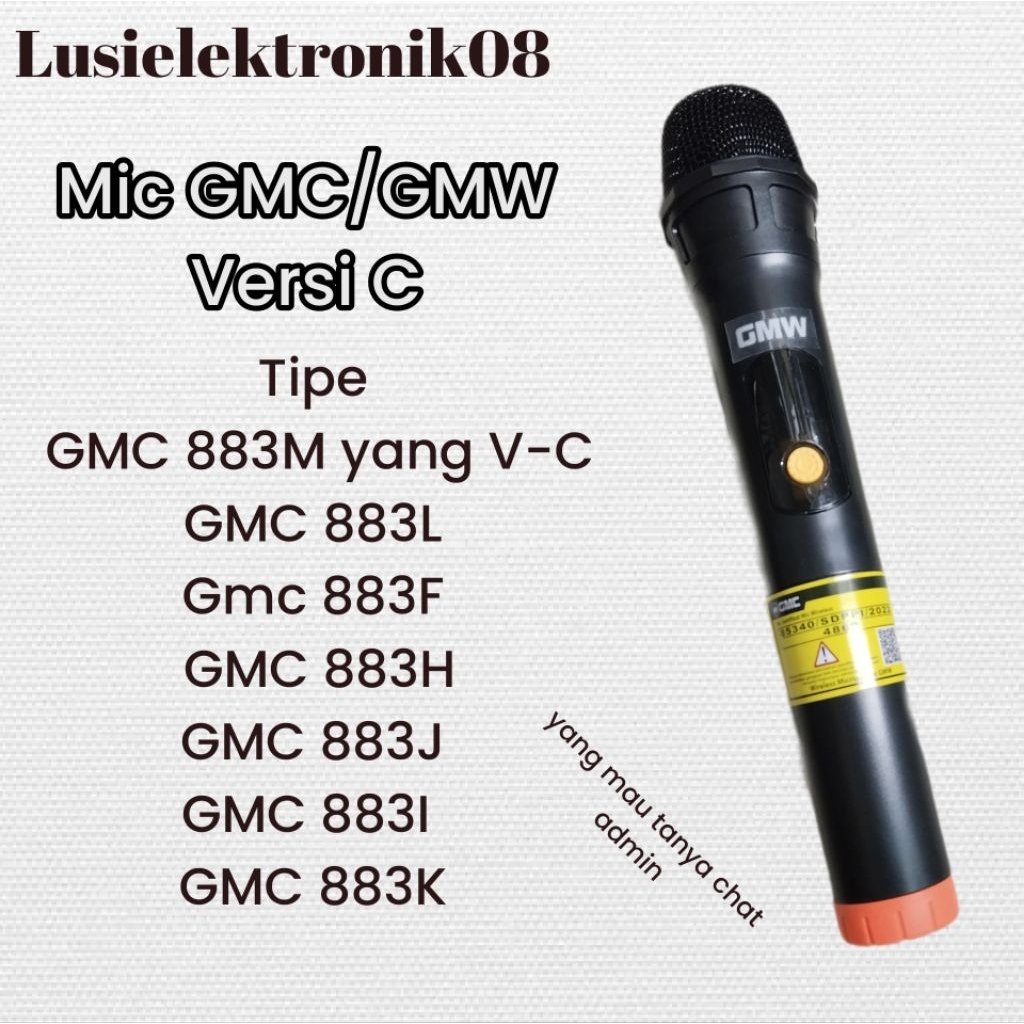Mic GMC/GMW V. C terbaru - tipe speaker GMC terbaru 883H 883L 883I 883j