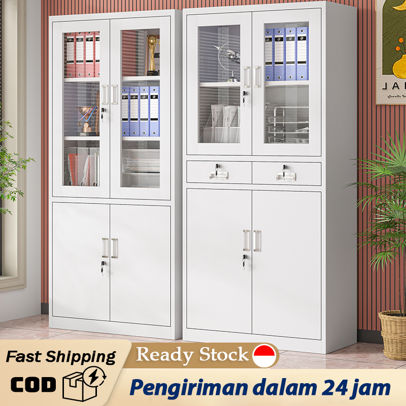 Lemari Besi Arsip Kantor Lemari Kabinet Plat Besi Tebal Lemari Besi Anti Karat Cabinet Besi Full Loc
