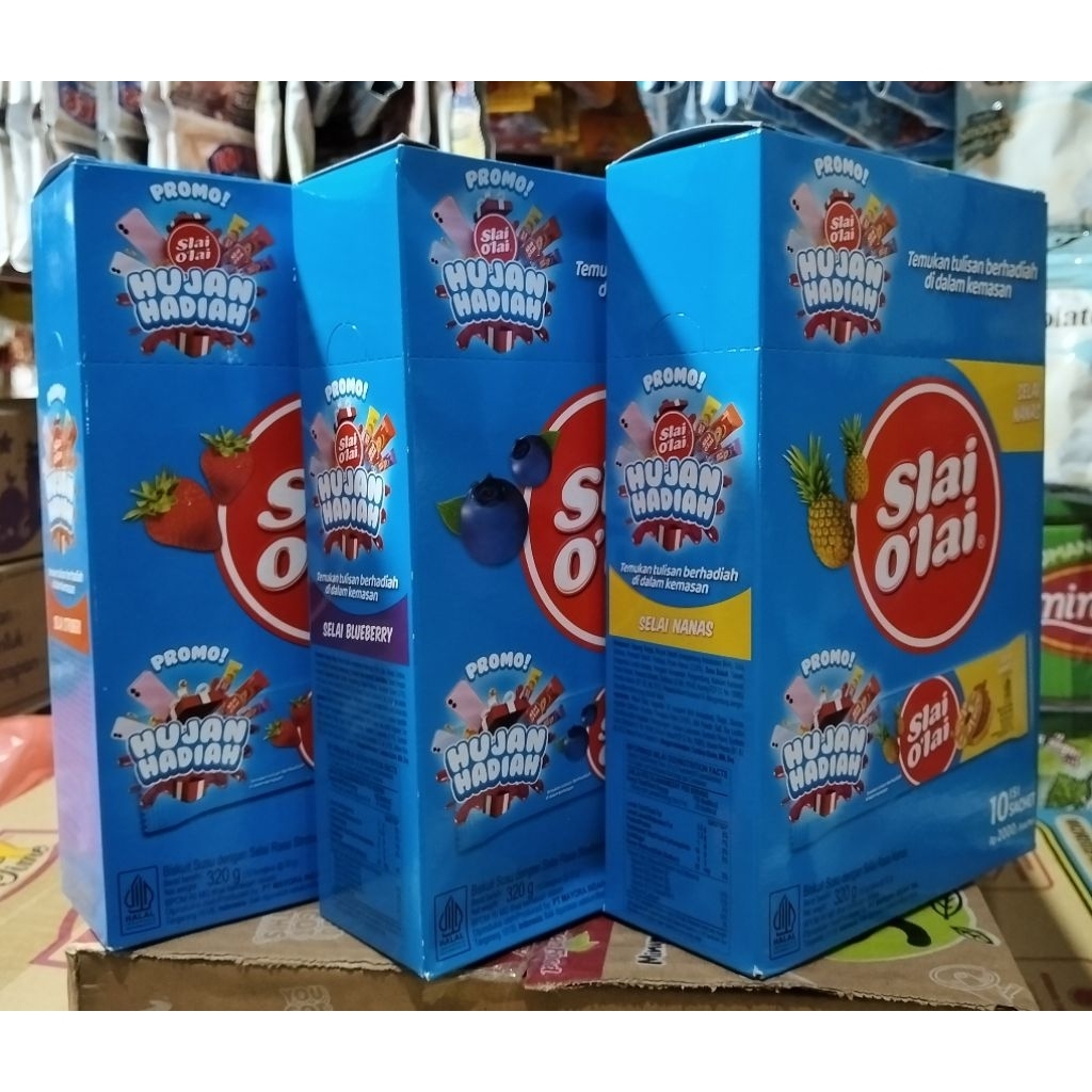 

BISKUIT SELAI O'LAI 1 BOX ISI 10 sachet