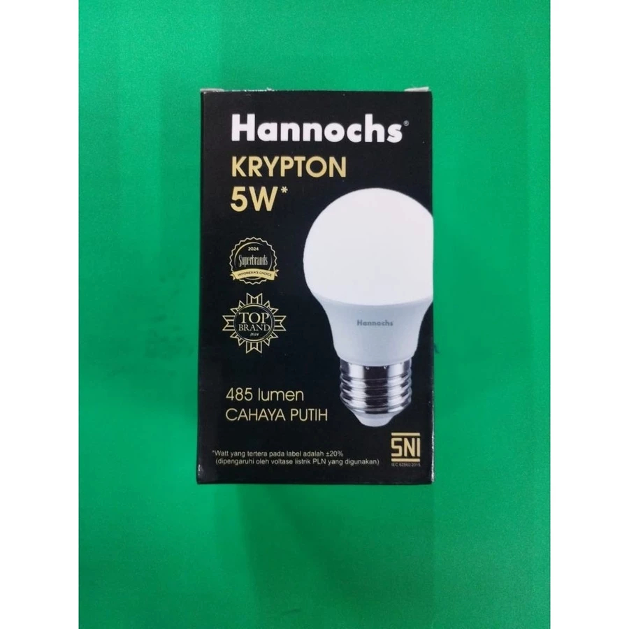 Hannochs LED Bulb Krypton - Bohlam Lampu LED Krypton - Bola LED Krypton - 5w - Variant - Variasi