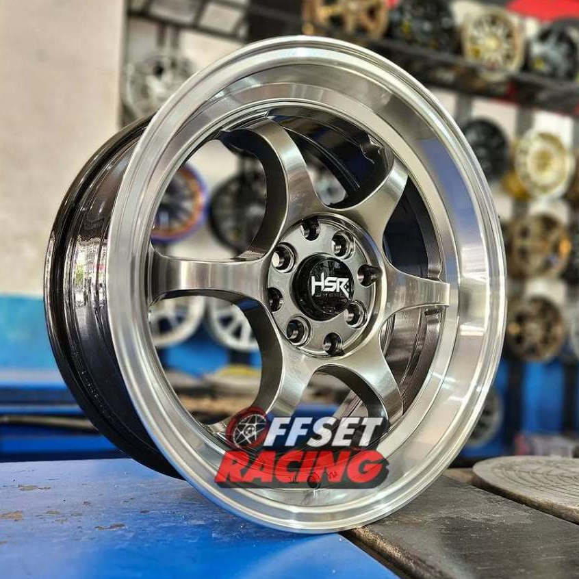 Velg HSR Ring 16 Mobil Jazz Yaris Brio Agya Livina Velg Mobil HSR TSURAI R16 Celong