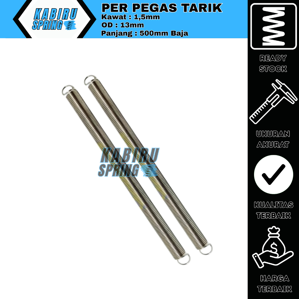 Per Tarik Kawat 1,5mm od 13mm panjang 500mm baja