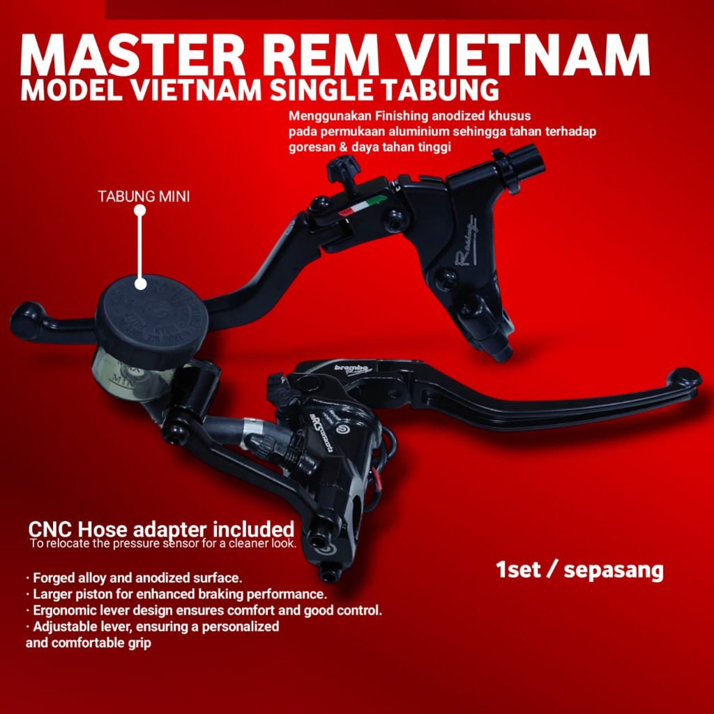 Master rem Thailand Rcs15 Izumi Ninja 250 Ninja 150 KLX crf Aerox Lexy Beat Vario Scoopy dll univers