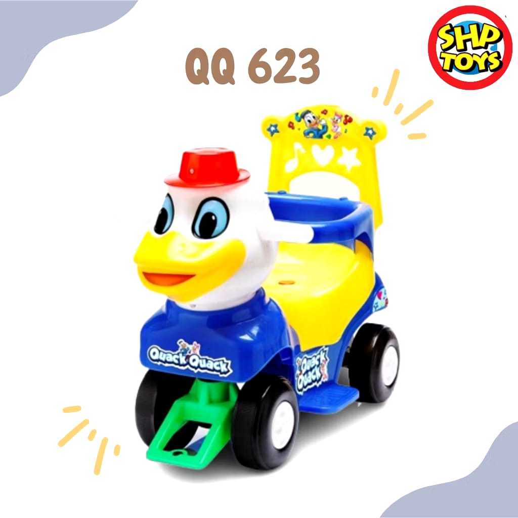 Maenan Anak Mobil Mobilan Duduk Dorong Bebek Duck QQ 623 - SHP Toys
