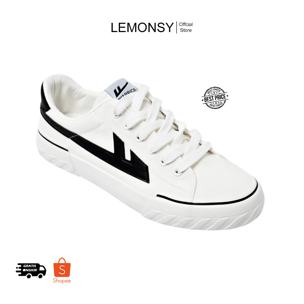 Eunji Sepatu Sneakers Wanita Pria Unisex Casual Sport Shoes