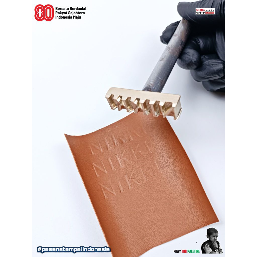 

STEMPEL GETOK STEMPEL EMBOSS MEDIA KULIT SINTETIS STEMPEL TIMBUL