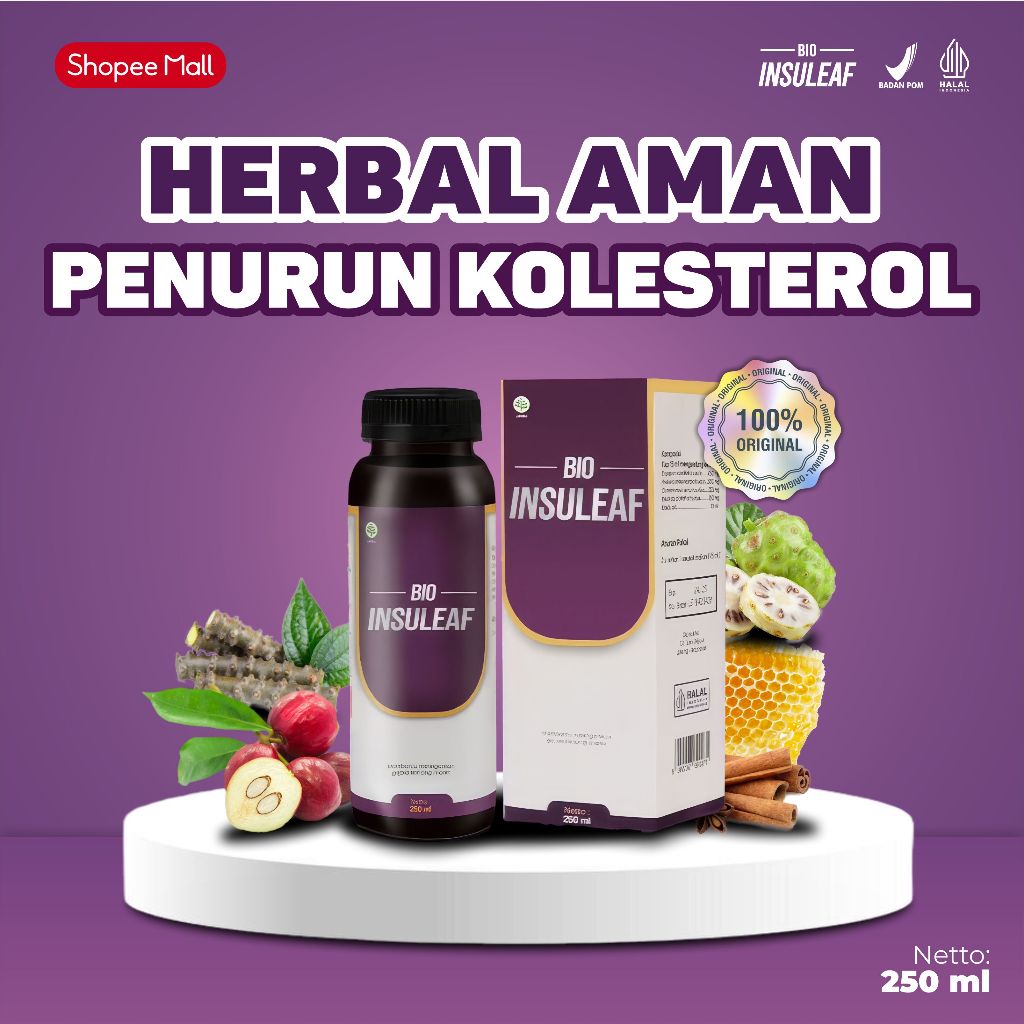 

Bio Insuleaf Original – Herbal Penurun Asam Urat, Kolesterol, dan Gula Darah