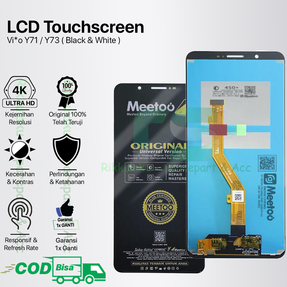 LCD Touchscreen Vivo Y71 / Y73 Original 100% Fullset