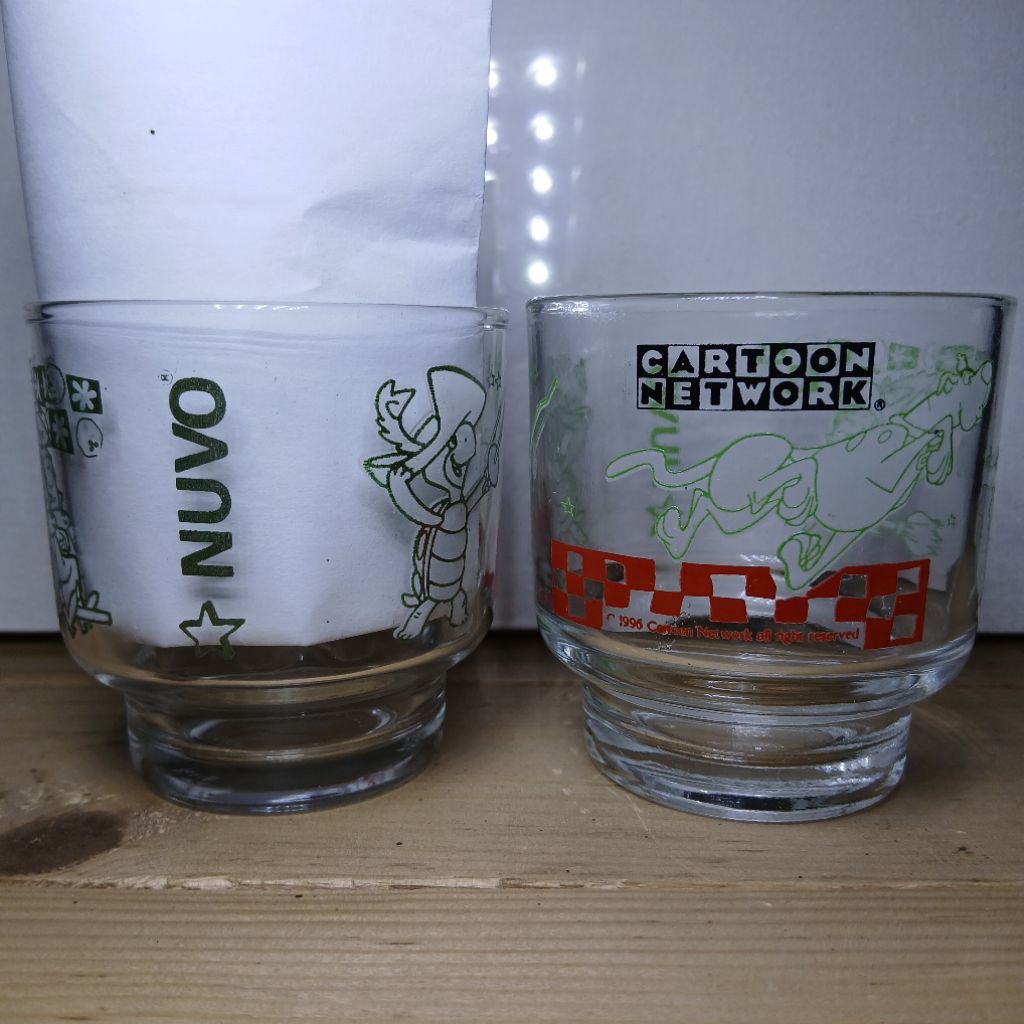 SEPASANG GELAS NUVO JADUL TAHUN 1996 NOS