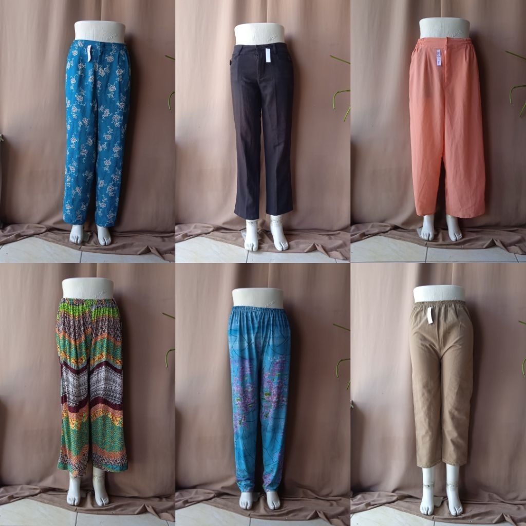 CELANA WANITA MURAH [PART1] LAYAK PAKAI / CELANA KERJA WANITA/ CELANA KULOT// BAJU BEKAS P.L