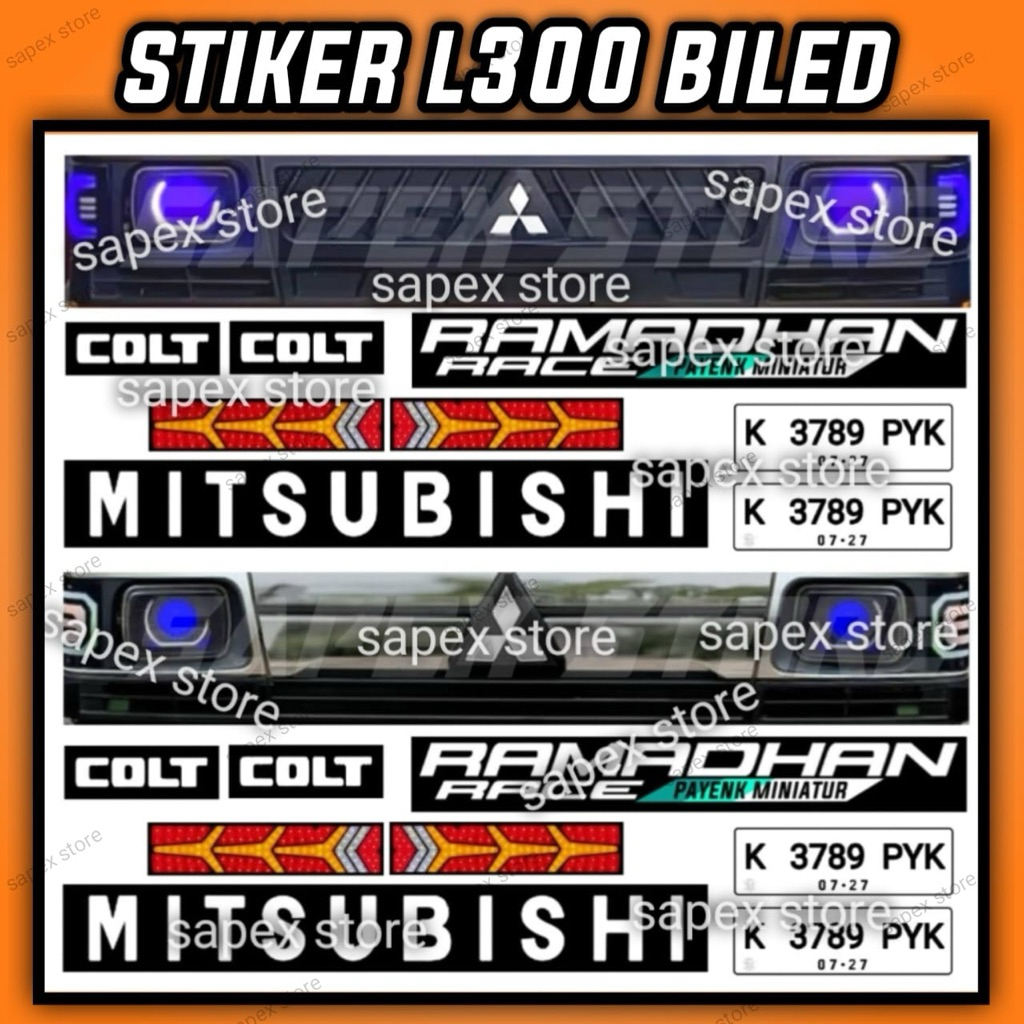 STIKER MINIATUR GRIL L300 BILED