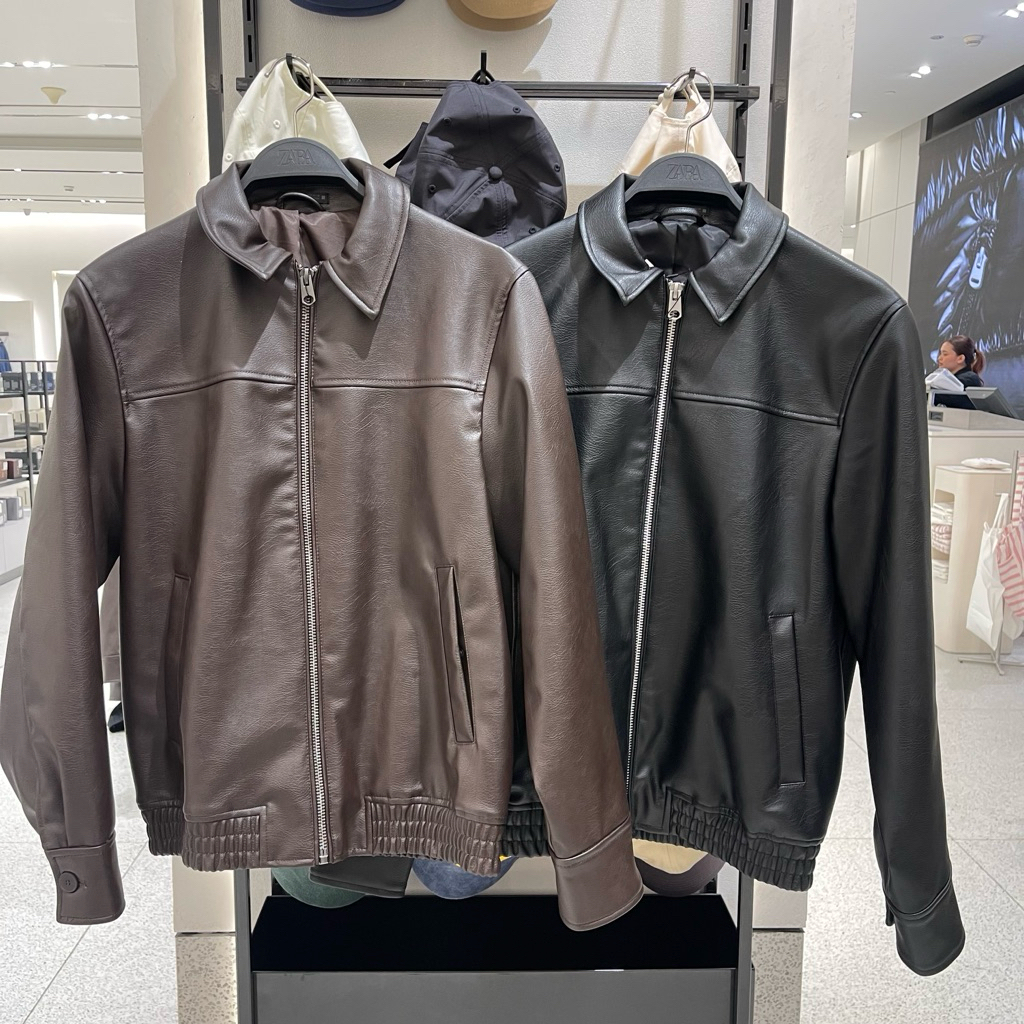 Jaket Leather ZARA MEN Jastip (jasa titip)