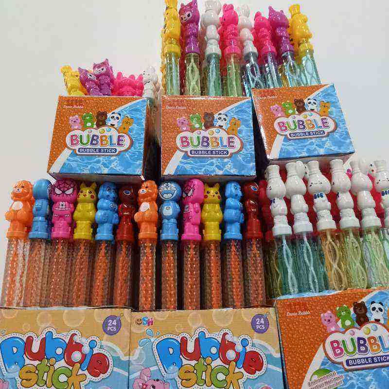 Ready Mainan Anak STIK BUBBLE/ Mainan Gelembung Stick Bubble / Mainan Bubble Gelembung Balon Busa Sa