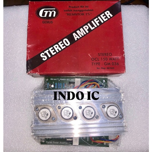 RAKITAN AMPLI TIPE GM 036 OCL 150 WATT STEREO