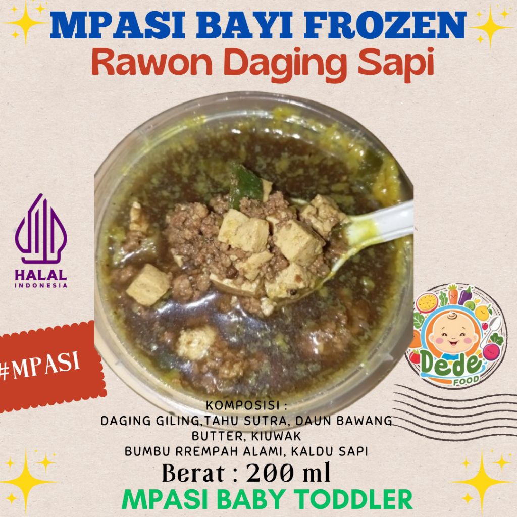 

Rawon daging sapi (mpasi bayi dan balita) frozen