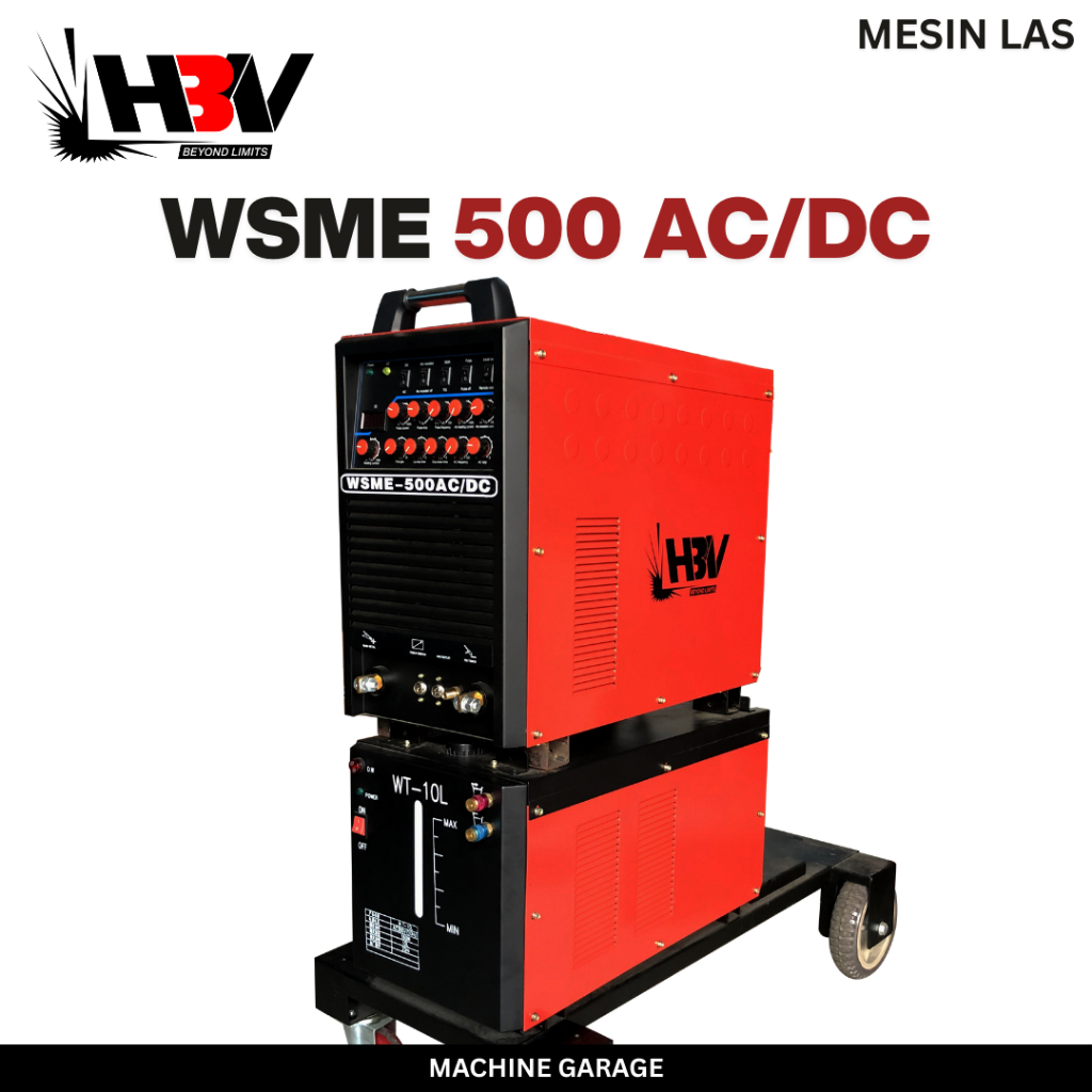 Mesin Las TIG Aluminium ACDC WSME 500 HBV
