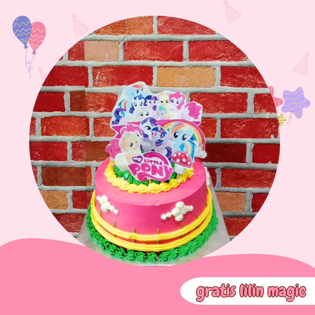 Kue Ulang Tahun | Birthday Topper Cake | Kue Tart | Blackforest